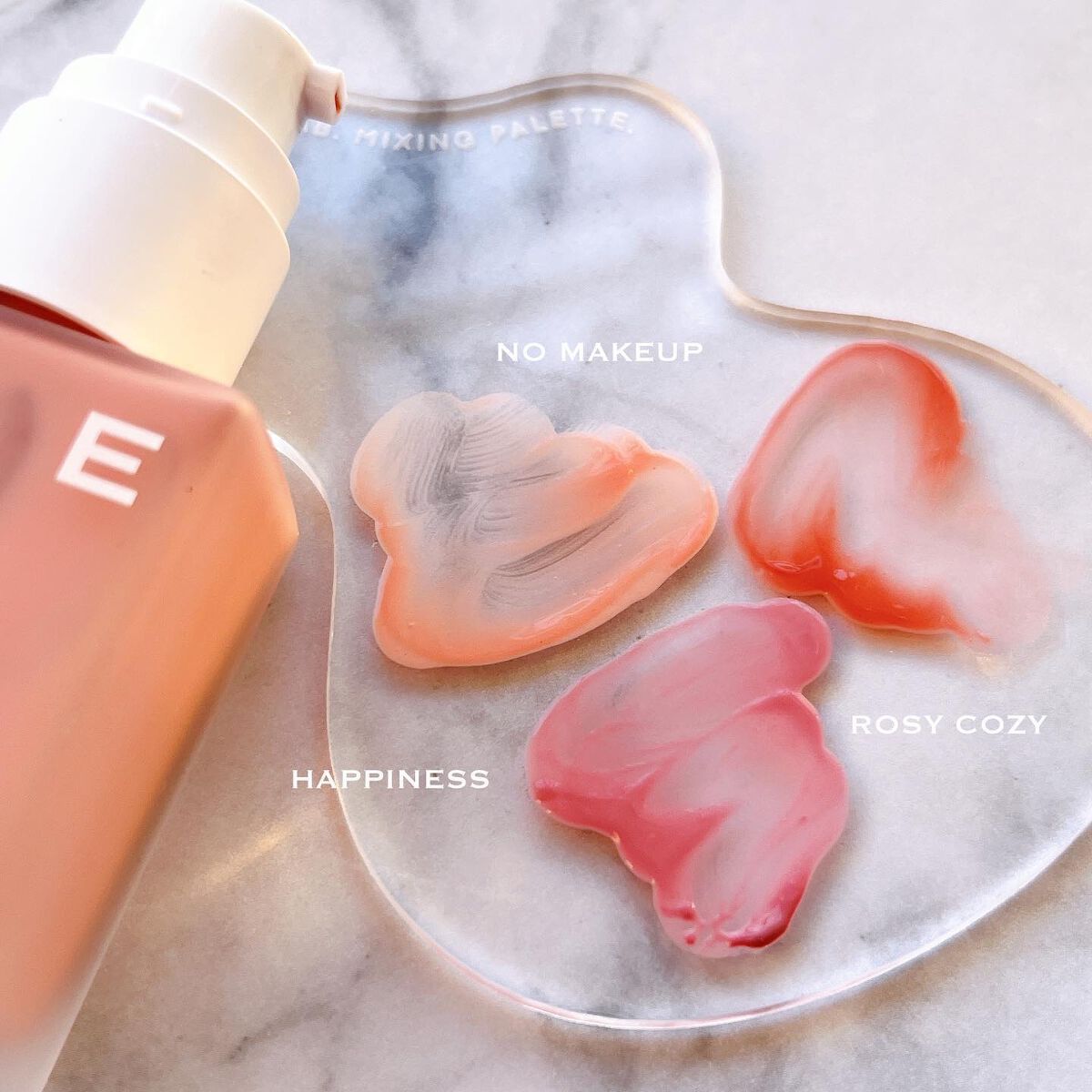 カラーセラム ノーメイクアップ/FEEV/リキッドチークを使ったクチコミ（3枚目）