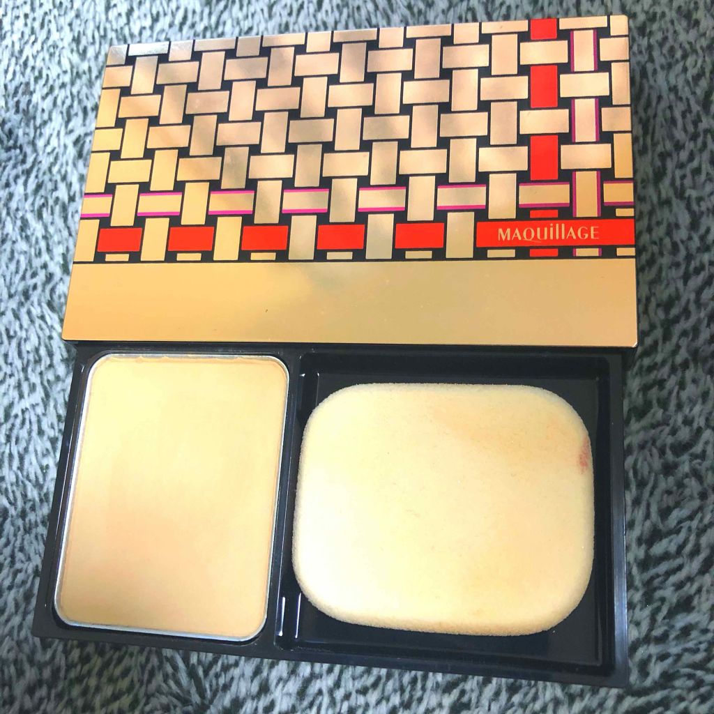 ドラマティックパウダリー UV ミニパクト オークル10/マキアージュ/パウダーファンデーションを使ったクチコミ（1枚目）