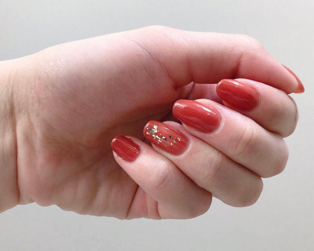 グロッシーコート/スキューズミー/オールインワンネイルを使ったクチコミ(2枚目)