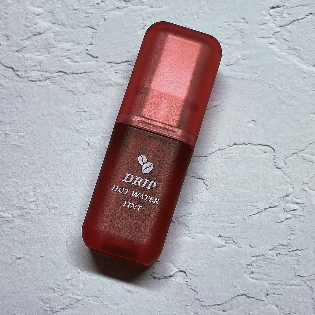 ドリップホットウォーターティント/BLACK ROUGE/リップティントを使ったクチコミ（2枚目）