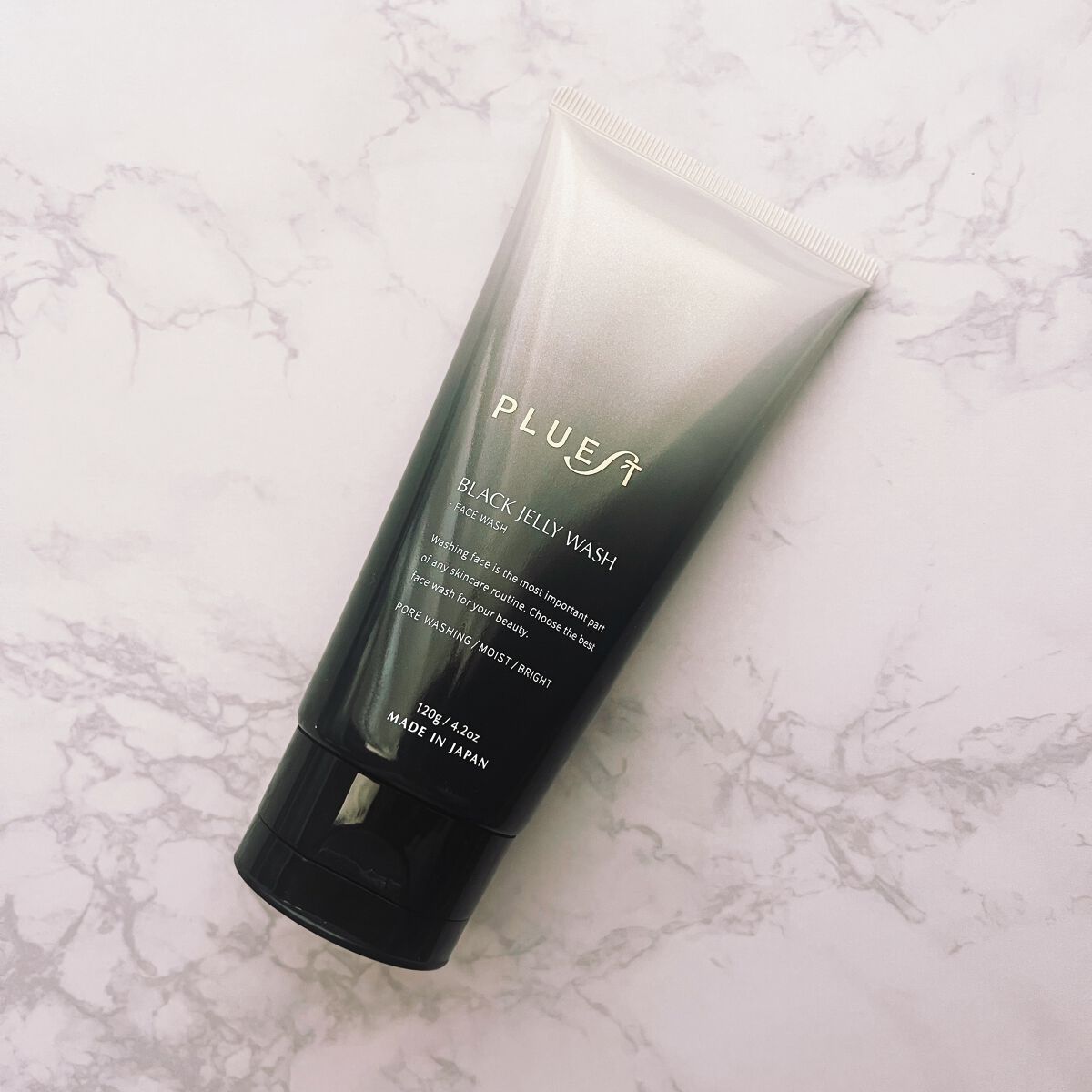BLACK JELLY WASH（ブラックジェリーウォッシュ）/PLUEST/その他洗顔料を使ったクチコミ（2枚目）