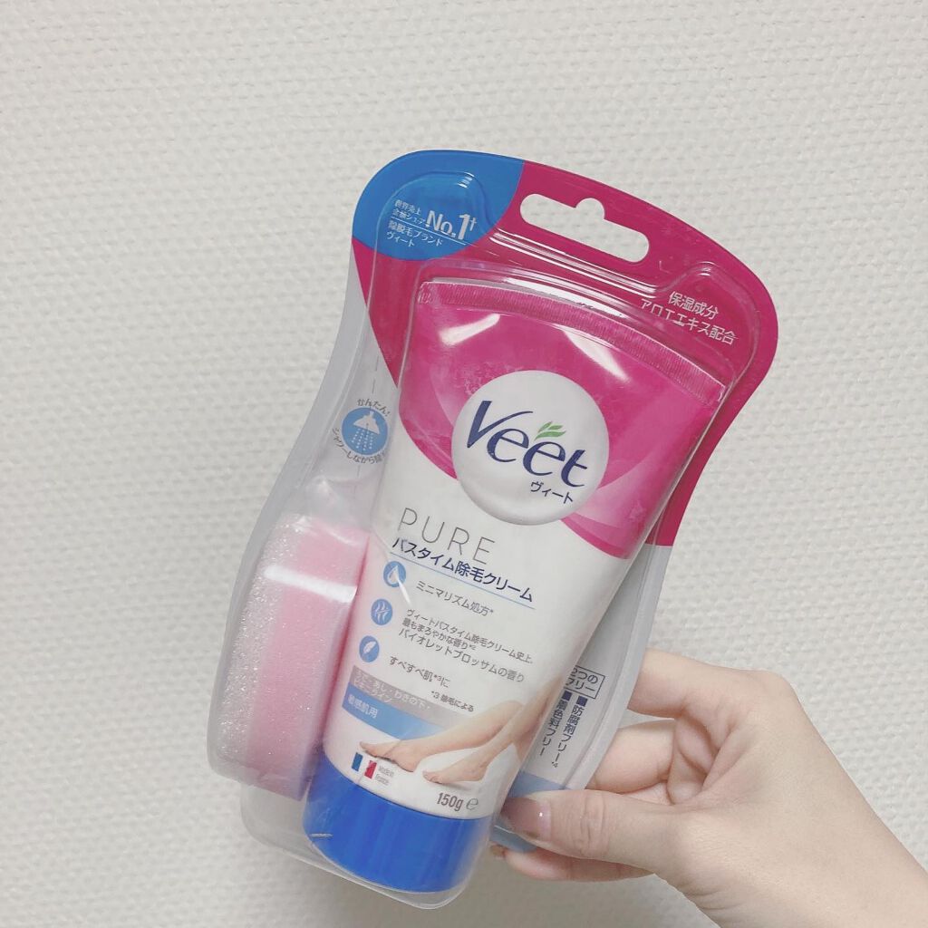 ヴィート ピュアバスタイム除毛クリーム 敏感肌用/Veet/除毛クリームを使ったクチコミ（1枚目）