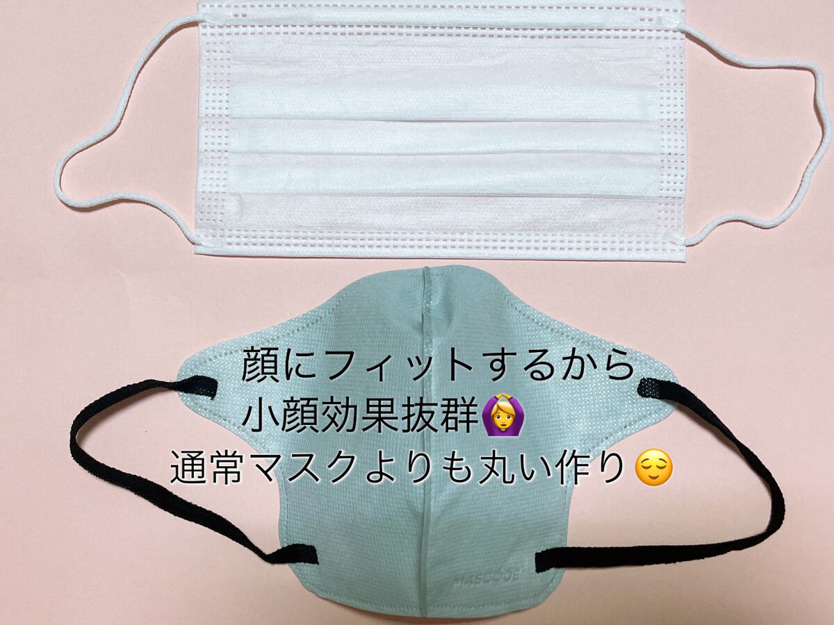 3D不織布マスク/MASCODE/マスクを使ったクチコミ（2枚目）