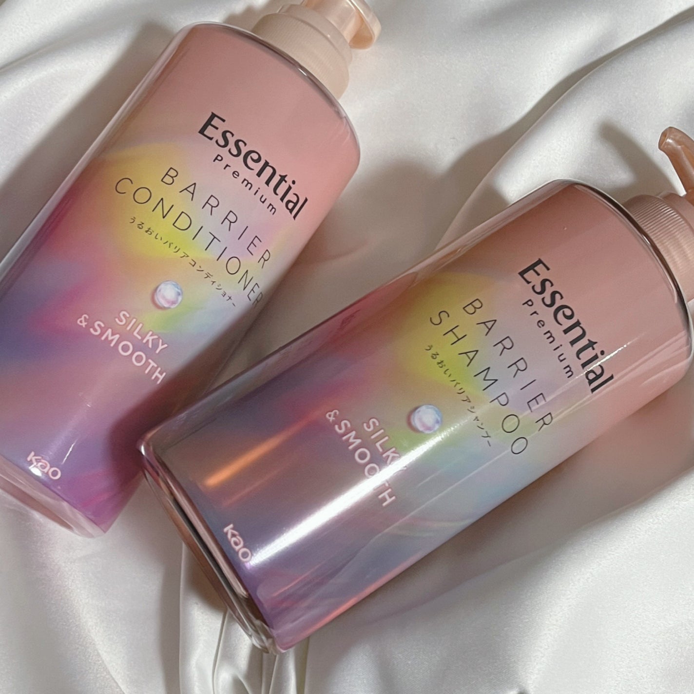 エッセンシャルプレミアム バリアシャンプー・コンディショナー シルキー&スムース/エッセンシャル/市販シャンプーを使ったクチコミ(1枚目)