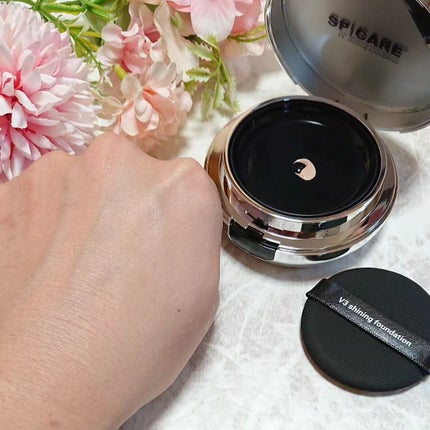 V3シャイニングファンデーション/SPICARE/クッションファンデーションを使ったクチコミ(8枚目)