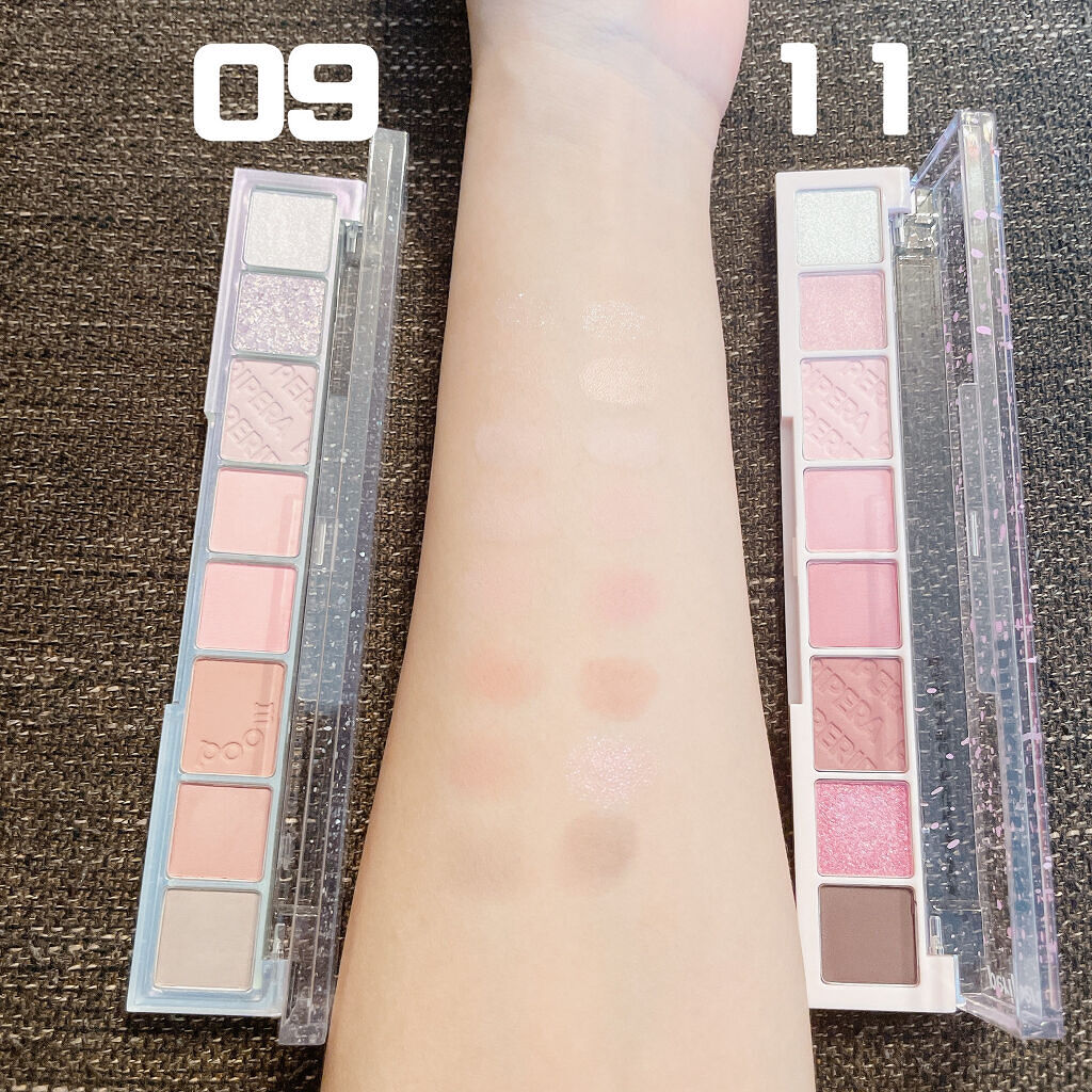 オール テイク ムード パレット(24AD) 【旧】09 MOONLIKE LAVENDER PINK/PERIPERA/アイシャドウパレットを使ったクチコミ（2枚目）