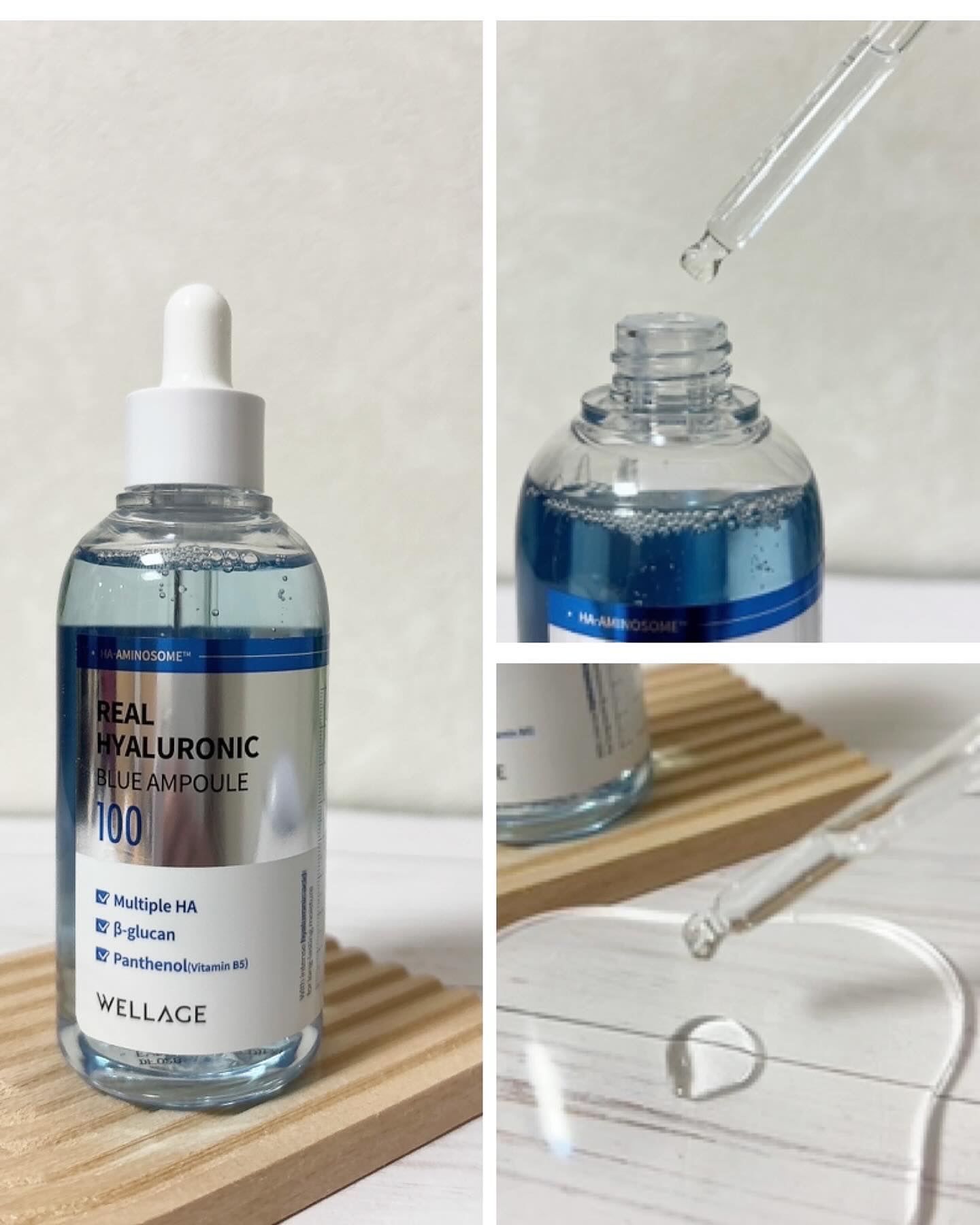 リアルヒアルロニックブルーアンプル 100/Wellage/美容液を使ったクチコミ（3枚目）