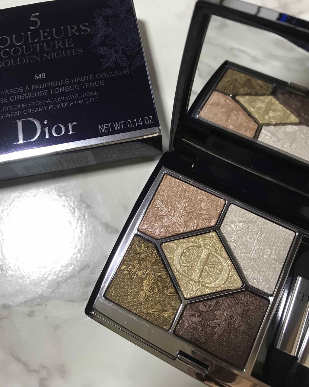 サンク クルール クチュール＜ゴールデン ナイツ＞/Dior/アイシャドウパレットを使ったクチコミ（1枚目）