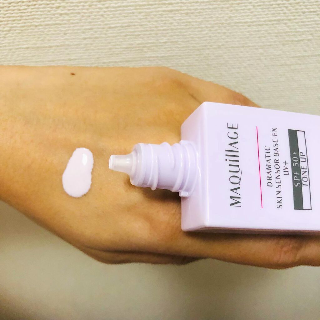 ドラマティックスキンセンサーベース EX UV+/マキアージュ/化粧下地を使ったクチコミ（3枚目）