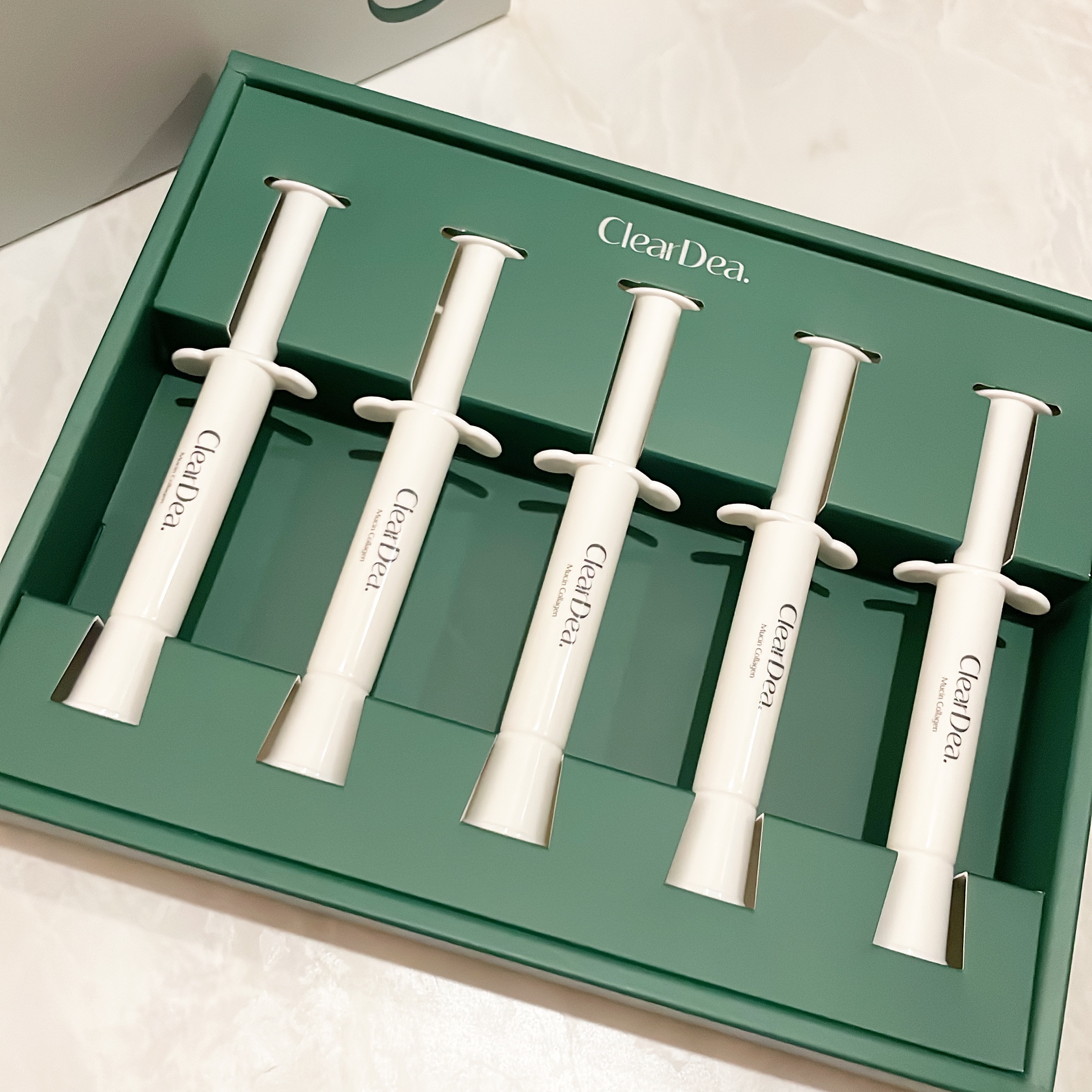 ミューシンコラーゲンボリューミングクリームアンプル/ClearDea./美容液を使ったクチコミ（3枚目）