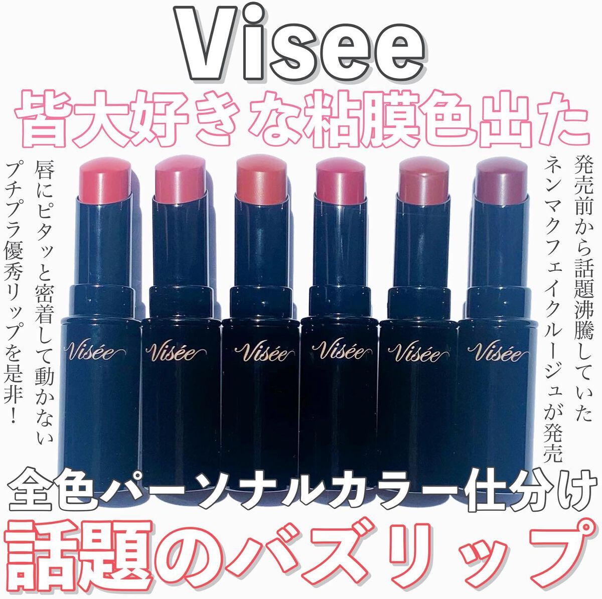ネンマクフェイク ルージュ/Visée/口紅を使ったクチコミ（1枚目）