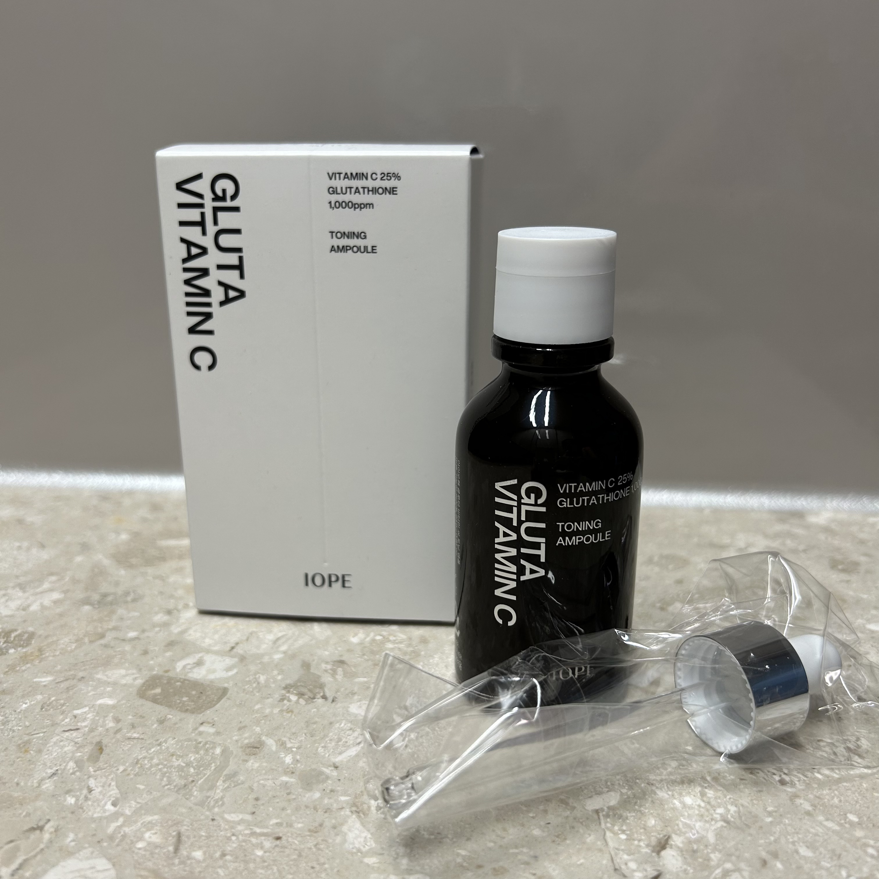 グルタ ビタミンC トーニング アンプル/IOPE/美容液を使ったクチコミ（2枚目）