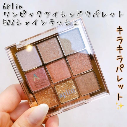 ワンピックアイシャドウパレット/APLIN/アイシャドウパレットを使ったクチコミ(1枚目)