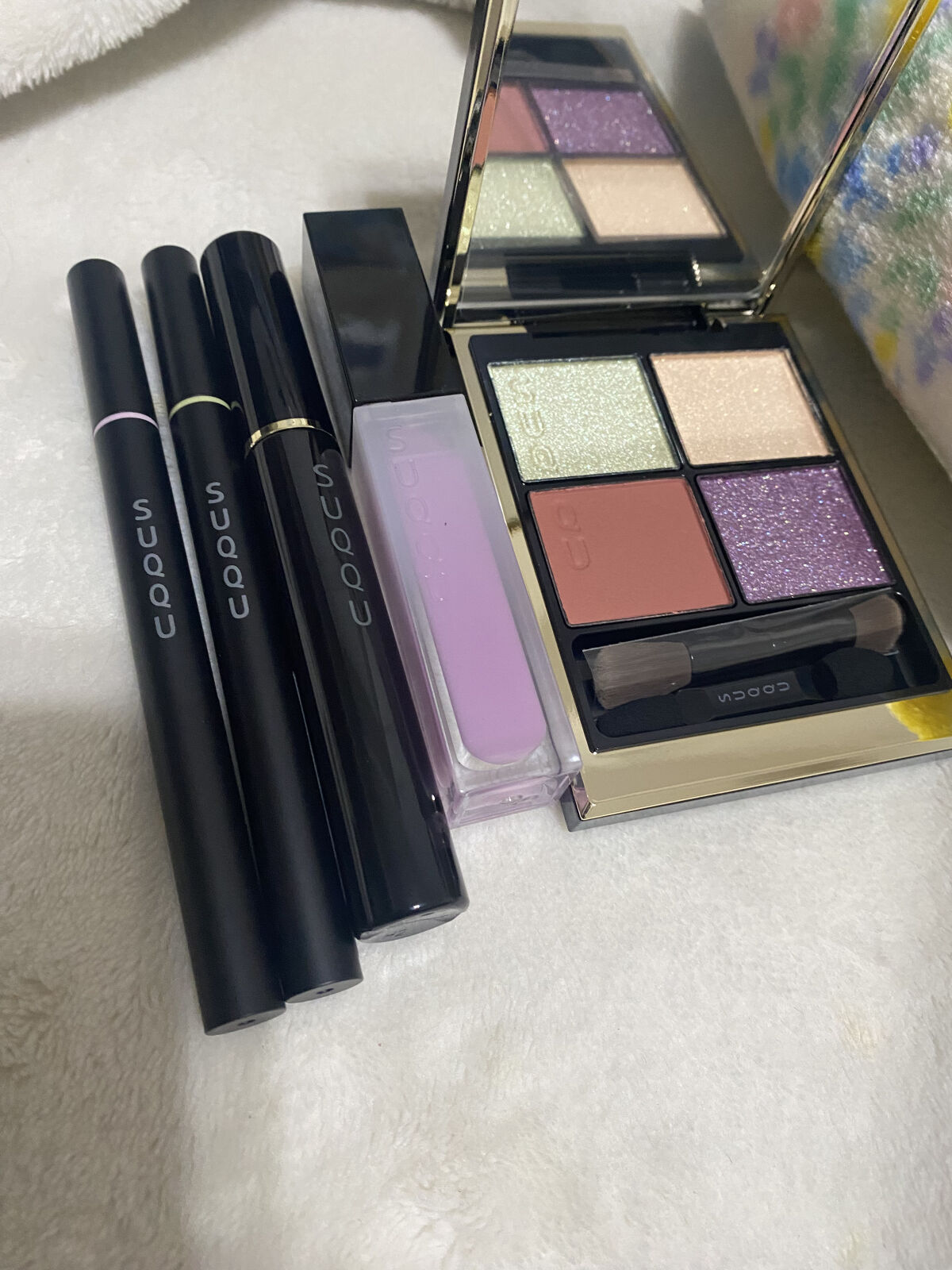 ニュアンス アイライナー 109 サクラピンク[限定色]/SUQQU/リキッドアイライナーを使ったクチコミ（1枚目）