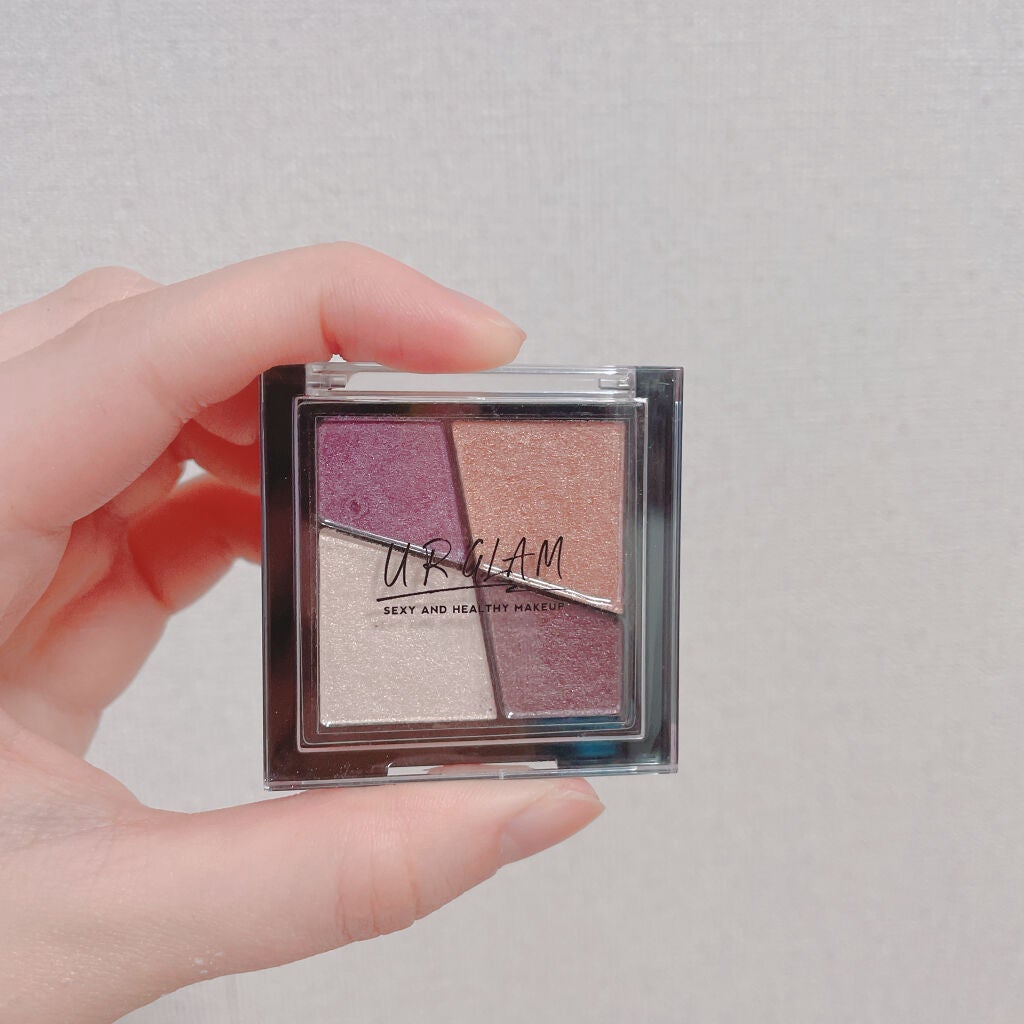 UR GLAM VELVET EYE COLOR PALETTE/U R GLAM/アイシャドウパレットを使ったクチコミ(1枚目)