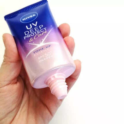 ニベアUV ディープ プロテクト&ケア トーンアップ エッセンス/ニベア/日焼け止めローションを使ったクチコミ(2枚目)