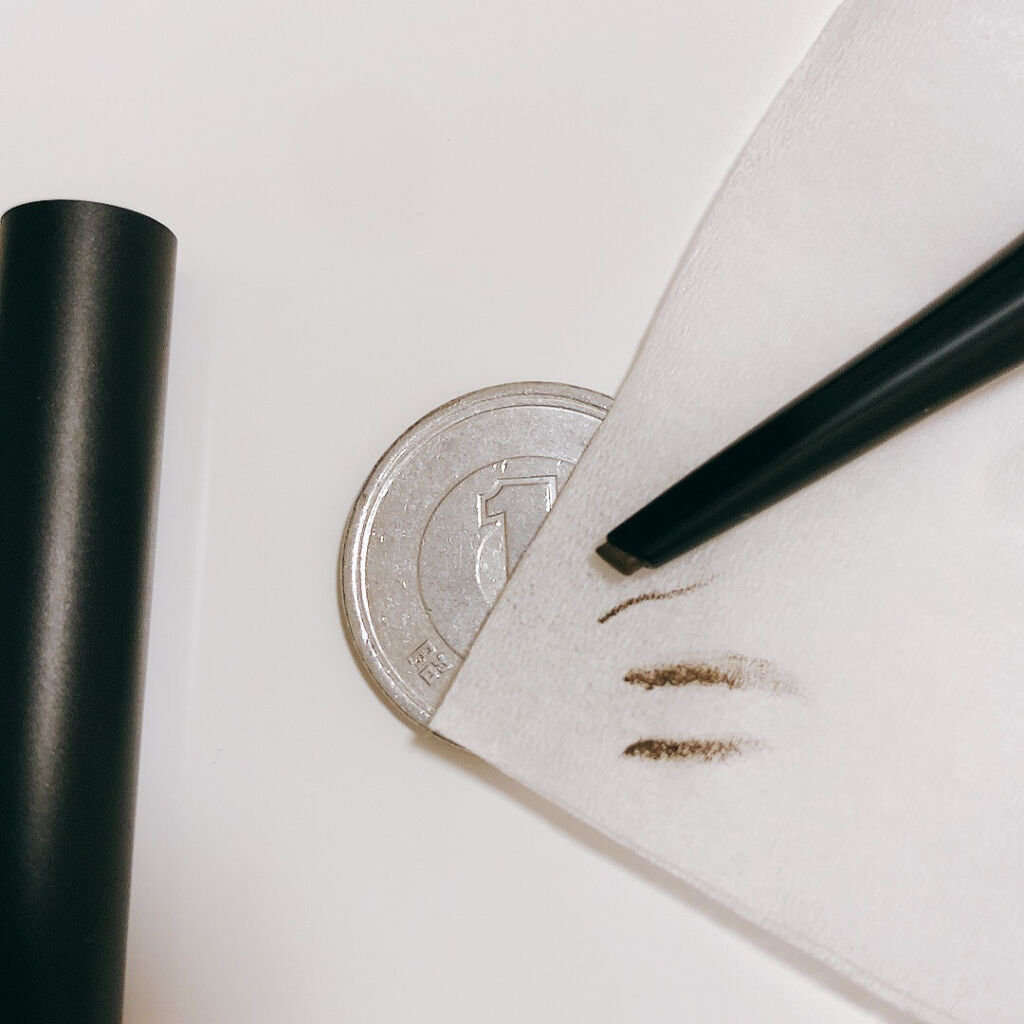 ブロウインク カラーティントデュオ 04 ダークブラウン/MAYBELLINE NEW YORK/眉ティントを使ったクチコミ（3枚目）