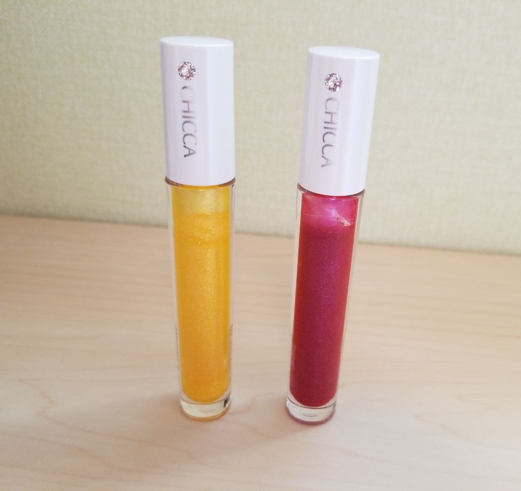 メスメリック グラスリップオイル 08 ダークアップル/CHICCA/リップグロスを使ったクチコミ（1枚目）