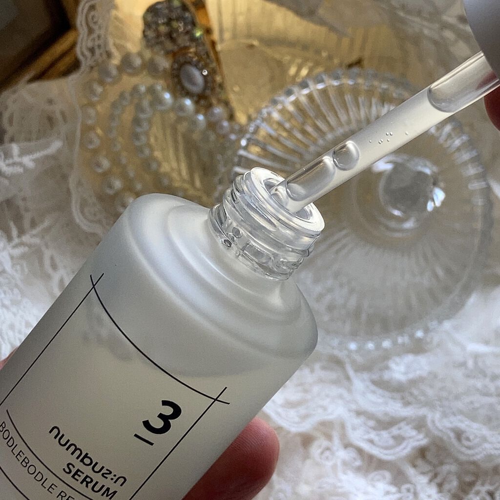 3番 すべすべキメケアセラム/numbuzin/美容液を使ったクチコミ(5枚目)