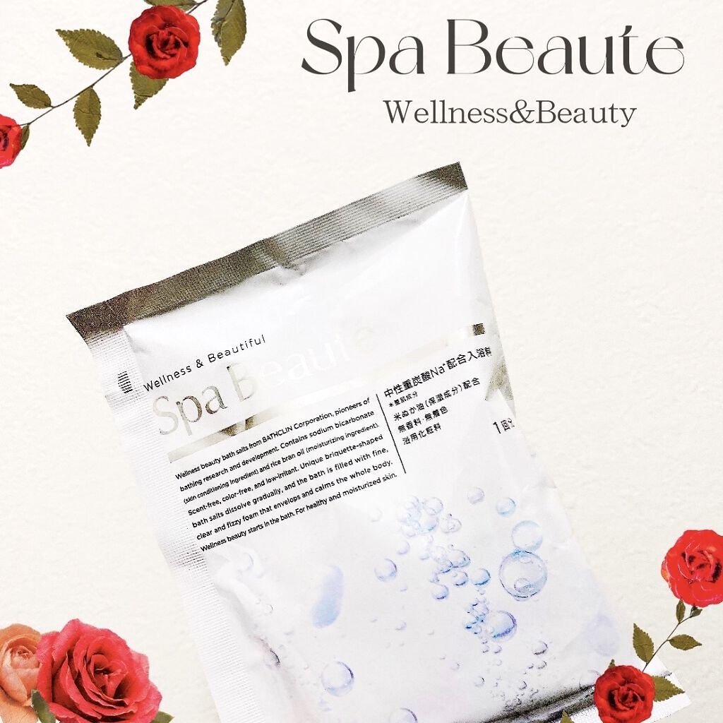 spa beaute/バスクリン/炭酸系入浴剤を使ったクチコミ（1枚目）