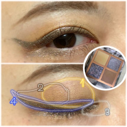 Venus Marble アイシャドウキャットシリーズ/Venus Marble/アイシャドウパレットを使ったクチコミ(3枚目)