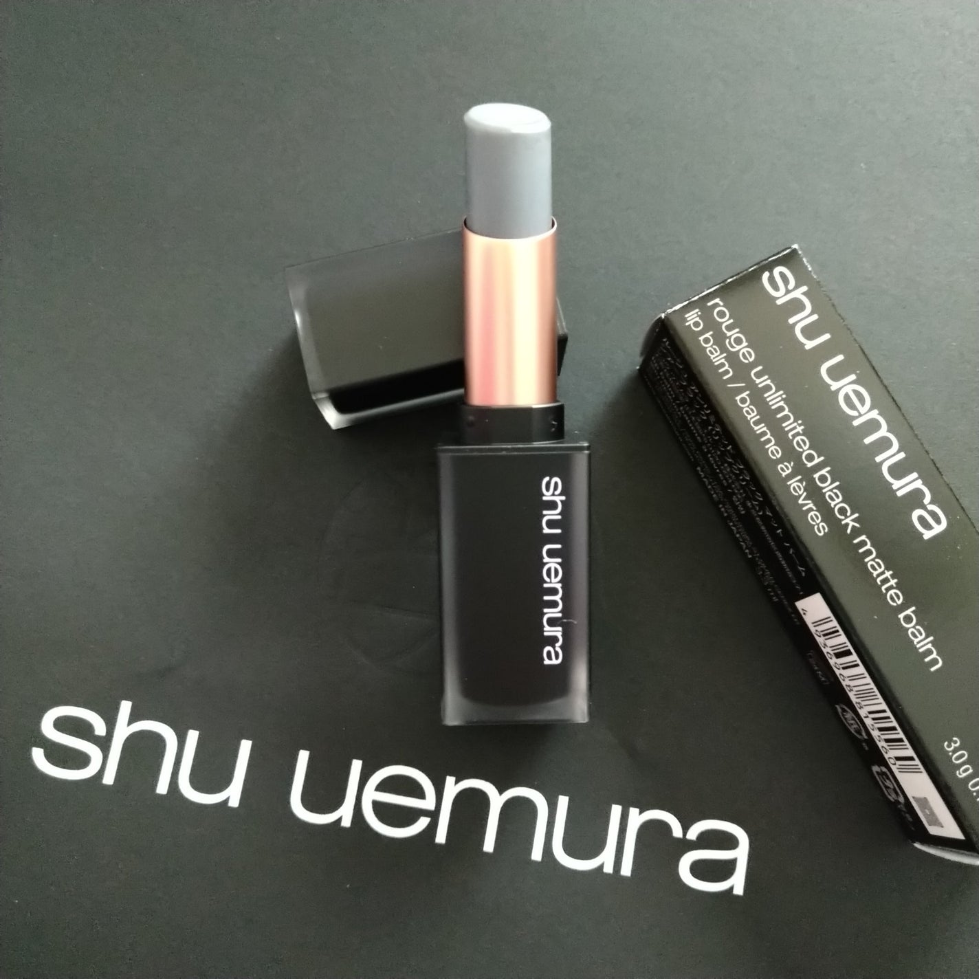 ブラック マット バーム/shu uemura/リップクリームを使ったクチコミ(1枚目)