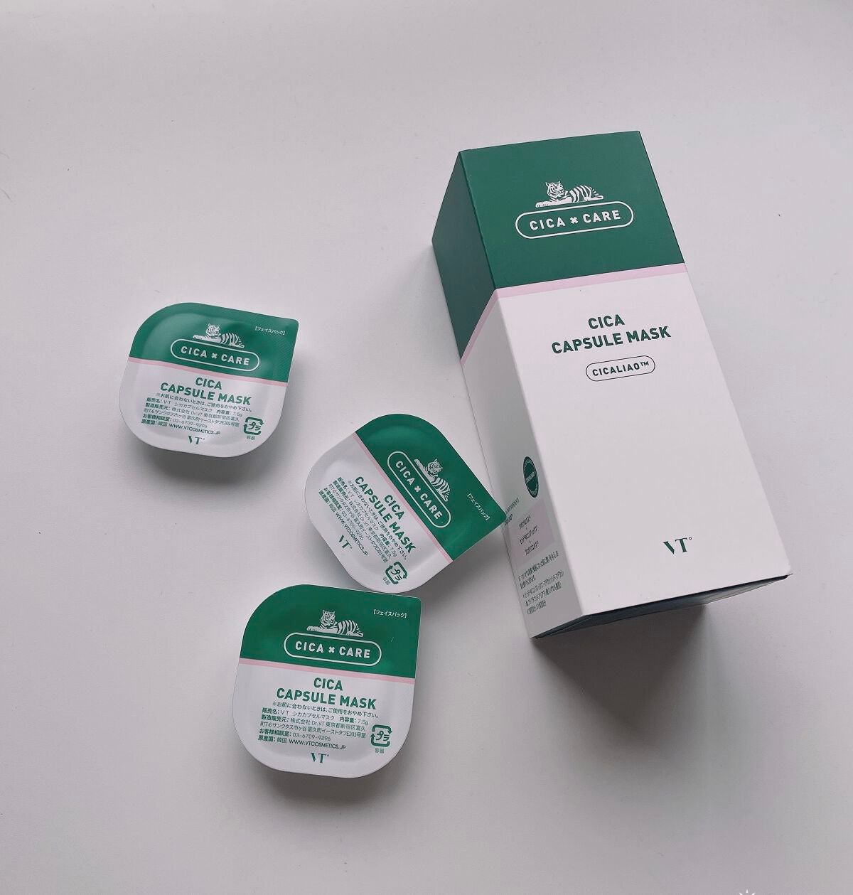 CICA カプセルマスク/VT/洗い流すパック・マスクを使ったクチコミ(2枚目)