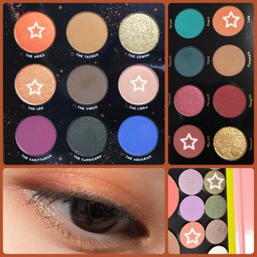 ColourPop ザ ゾディアック カラフル アイシャドウ パレットのクチコミ「 #メイク写真 

新年あけましておめでとうございます🌅

前回とほぼ変わらないオレンジ系メイ.....」（1枚目）