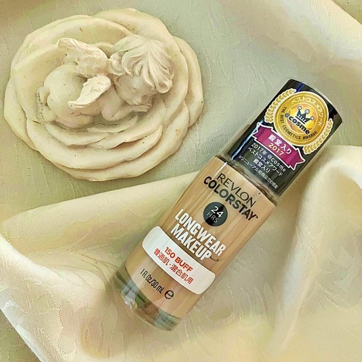 カラーステイ ロングウェア メイクアップ/REVLON/リキッドファンデーションを使ったクチコミ(1枚目)