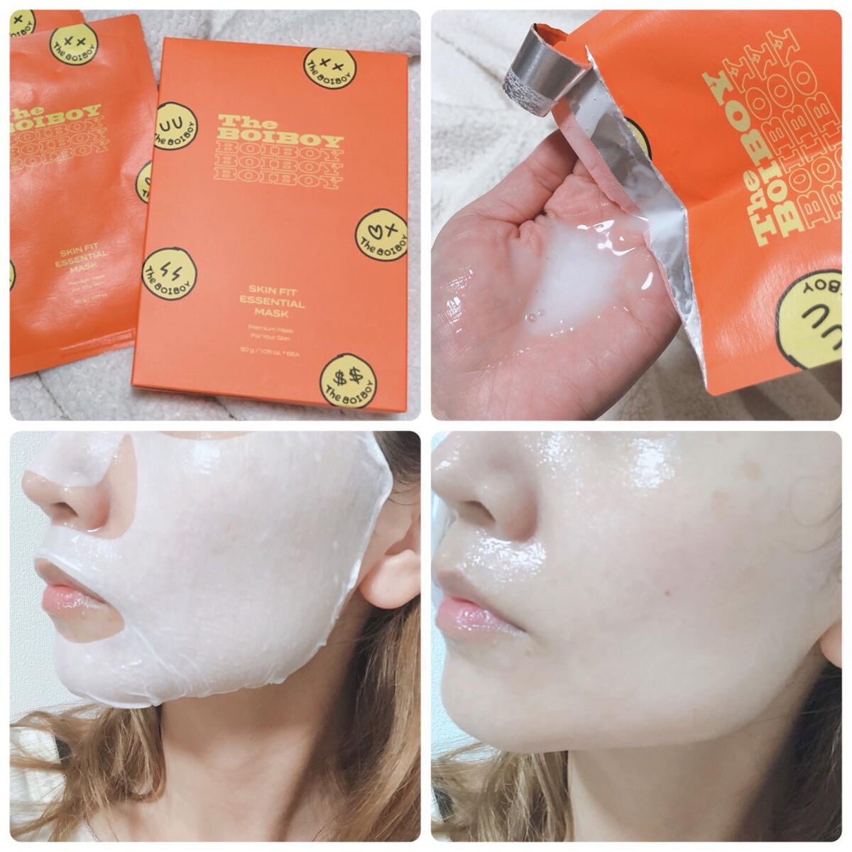 スキンフィット エッセンシャルマスク/TheBOIBOY/シートマスク・パックを使ったクチコミ（2枚目）
