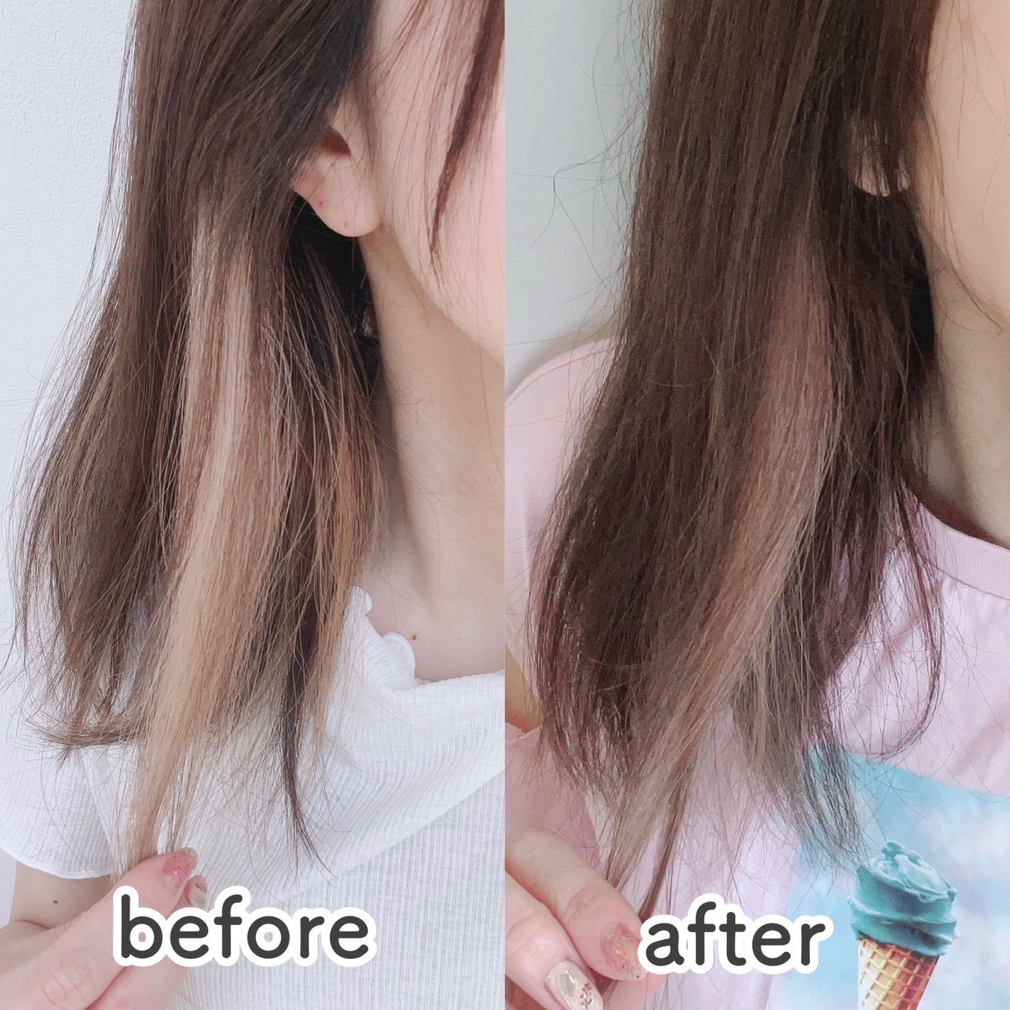 ボンディング・カラーマスク/got2b/ヘアカラーを使ったクチコミ(3枚目)