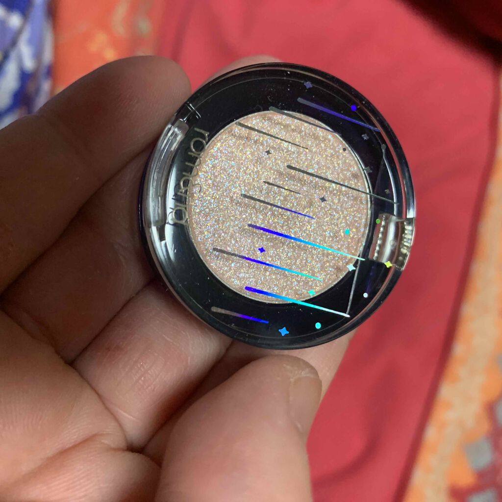 グリッター シャドウ カラー/rom&nd/グリッターを使ったクチコミ(2枚目)