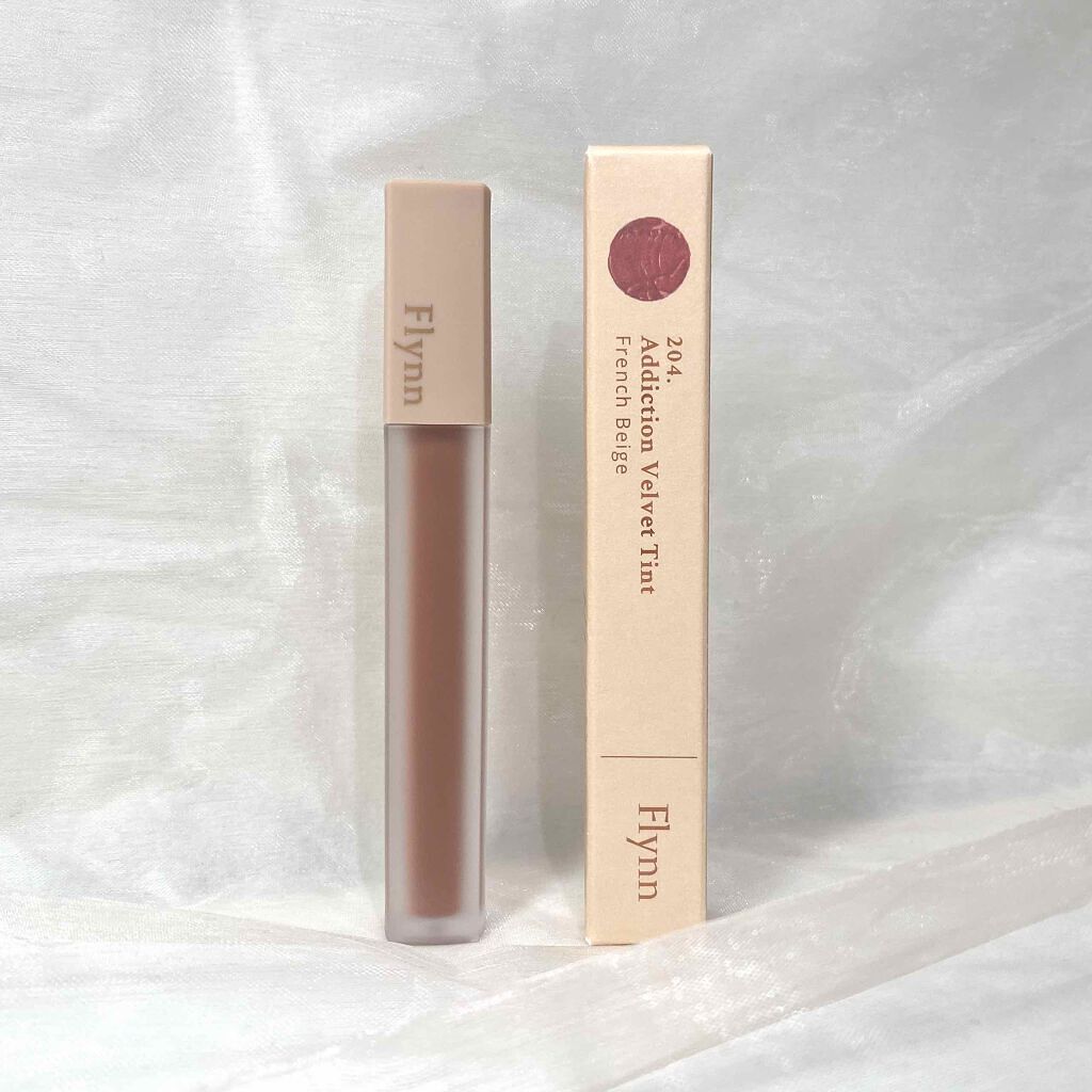 アディクション ベルベットティント 204 フレンチベージュ/Flynn/リップティントを使ったクチコミ（1枚目）