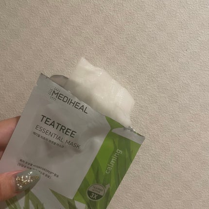 ティーツリー エッセンシャルマスクカーミングモイスチャー/MEDIHEAL/シートマスク・パックを使ったクチコミ(3枚目)