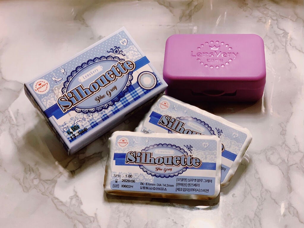 シルエットマンスリー/LensVery/1ヶ月(1MONTH)カラコンを使ったクチコミ(3枚目)