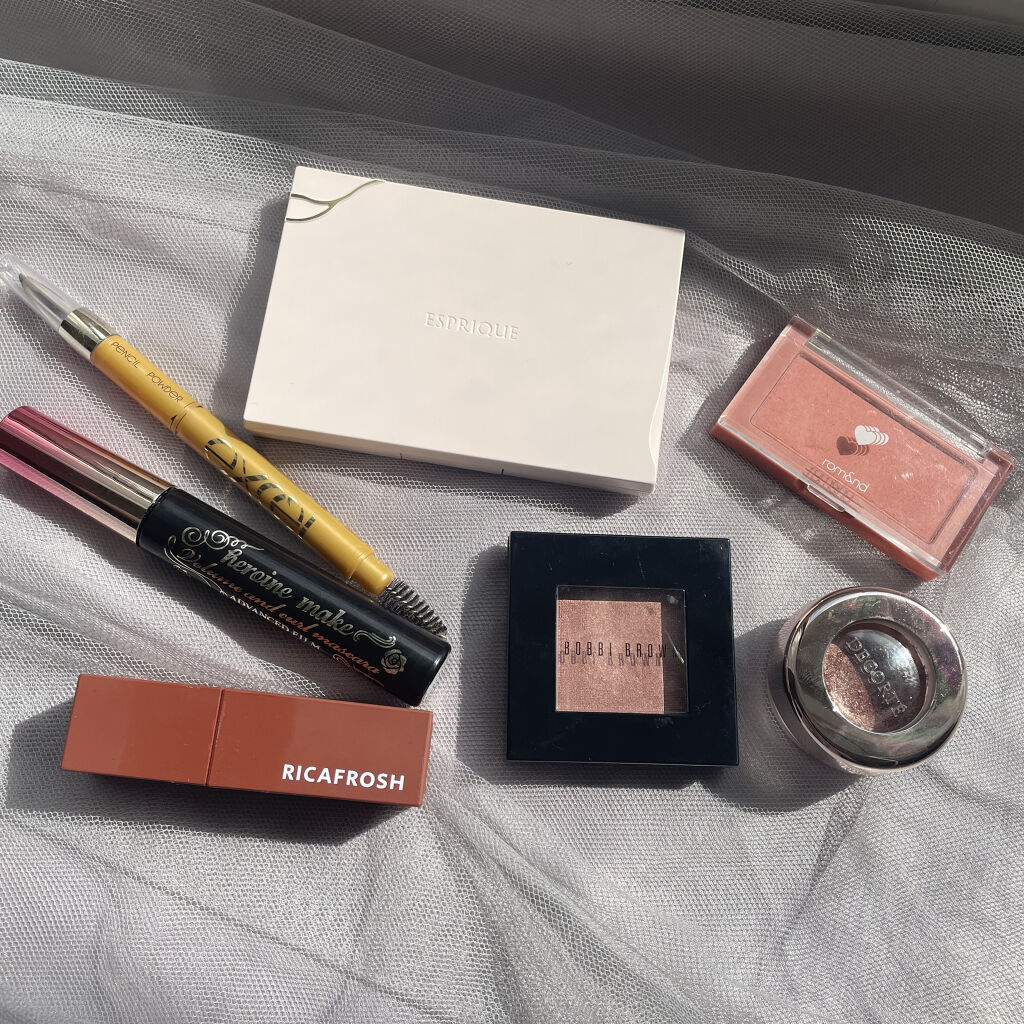 シマー ウォッシュ アイシャドウ 08 ローズゴールド/BOBBI BROWN/単色アイシャドウを使ったクチコミ（2枚目）