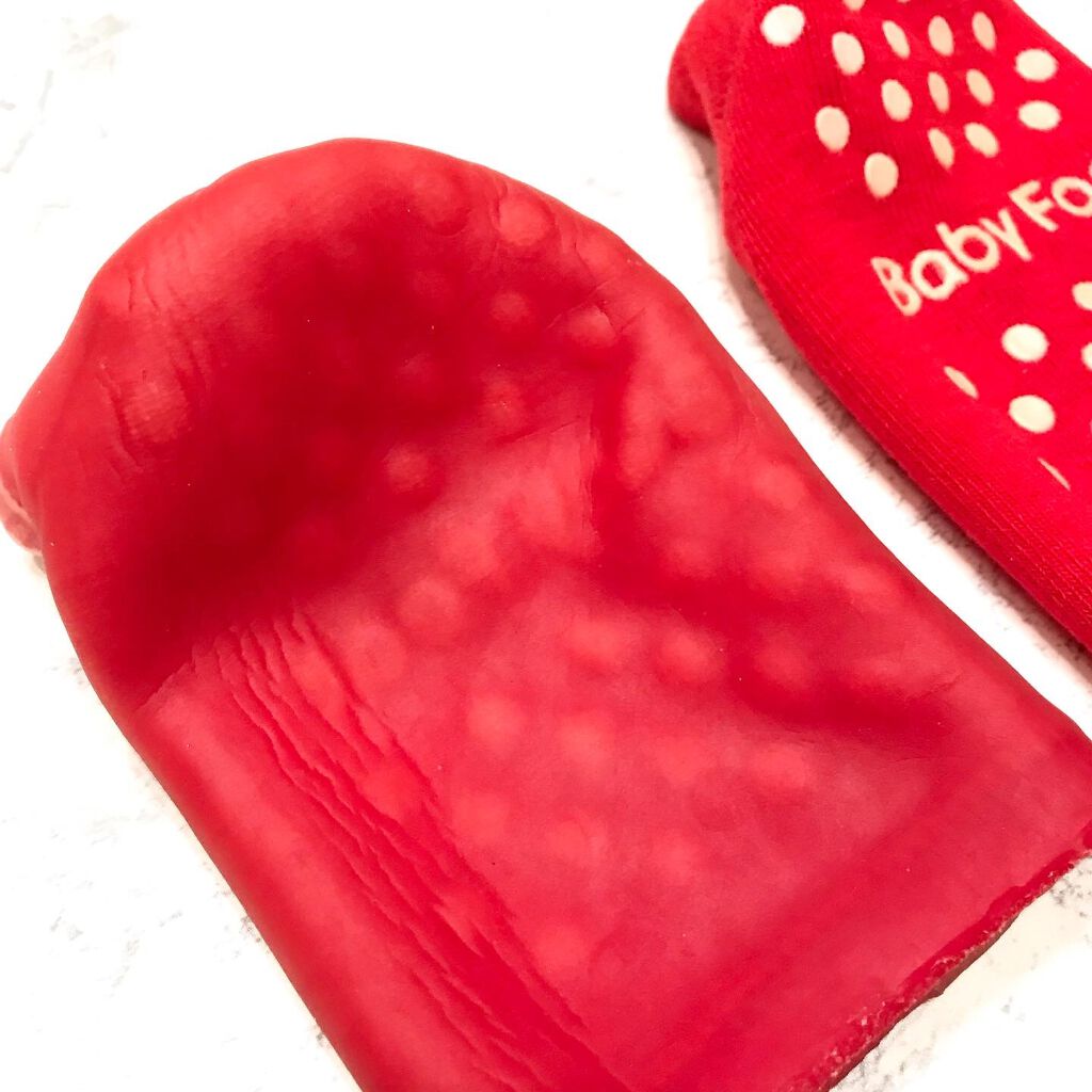 ベビーフット 保湿密封ソックス/ベビーフット/レッグ・フットケアを使ったクチコミ(4枚目)