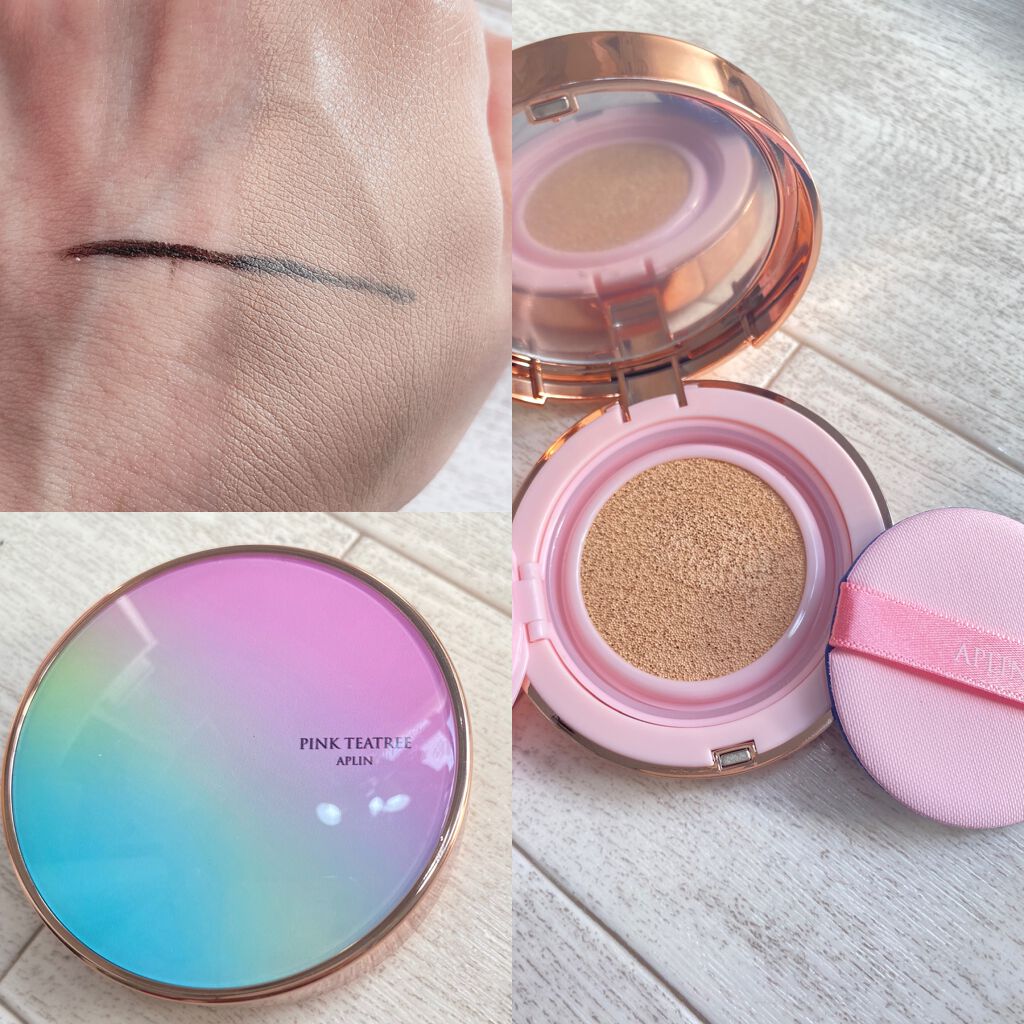 ピンクティーツリーカバークッション/APLIN/クッションファンデーションを使ったクチコミ(2枚目)