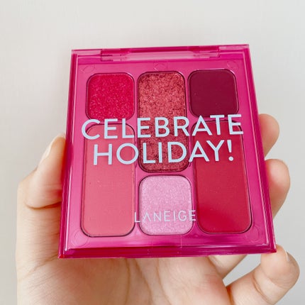 LANEIGE 【2020ホリデーエディション】アイシャドウのクチコミ「\LANEIGE 2020ホリデーエディション アイシャドウ/
忘れかけてたけどめっちゃ可愛.....」(2枚目)