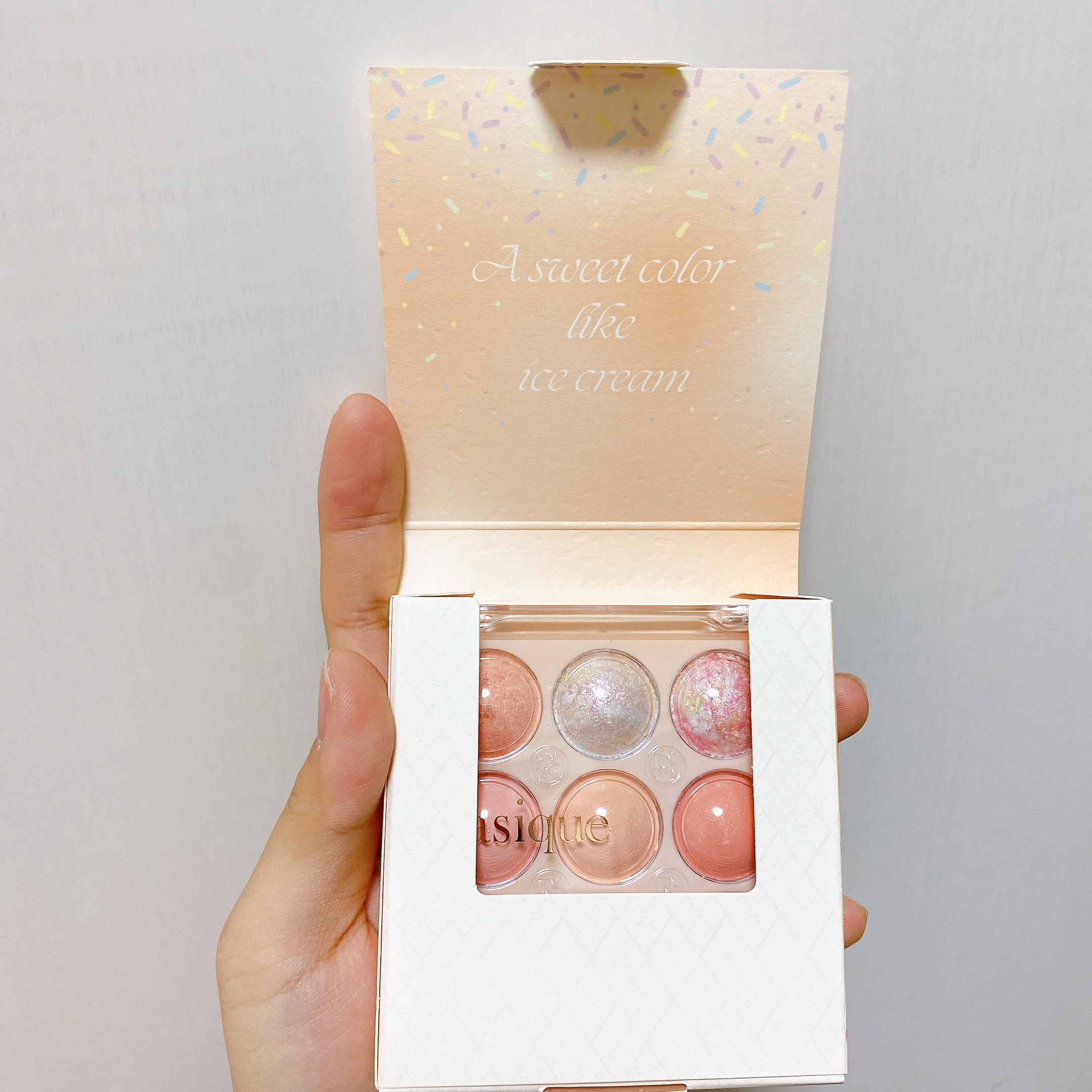 シャドウパレット 22 グレープフルーツシャーベット/dasique/アイシャドウパレットを使ったクチコミ（3枚目）