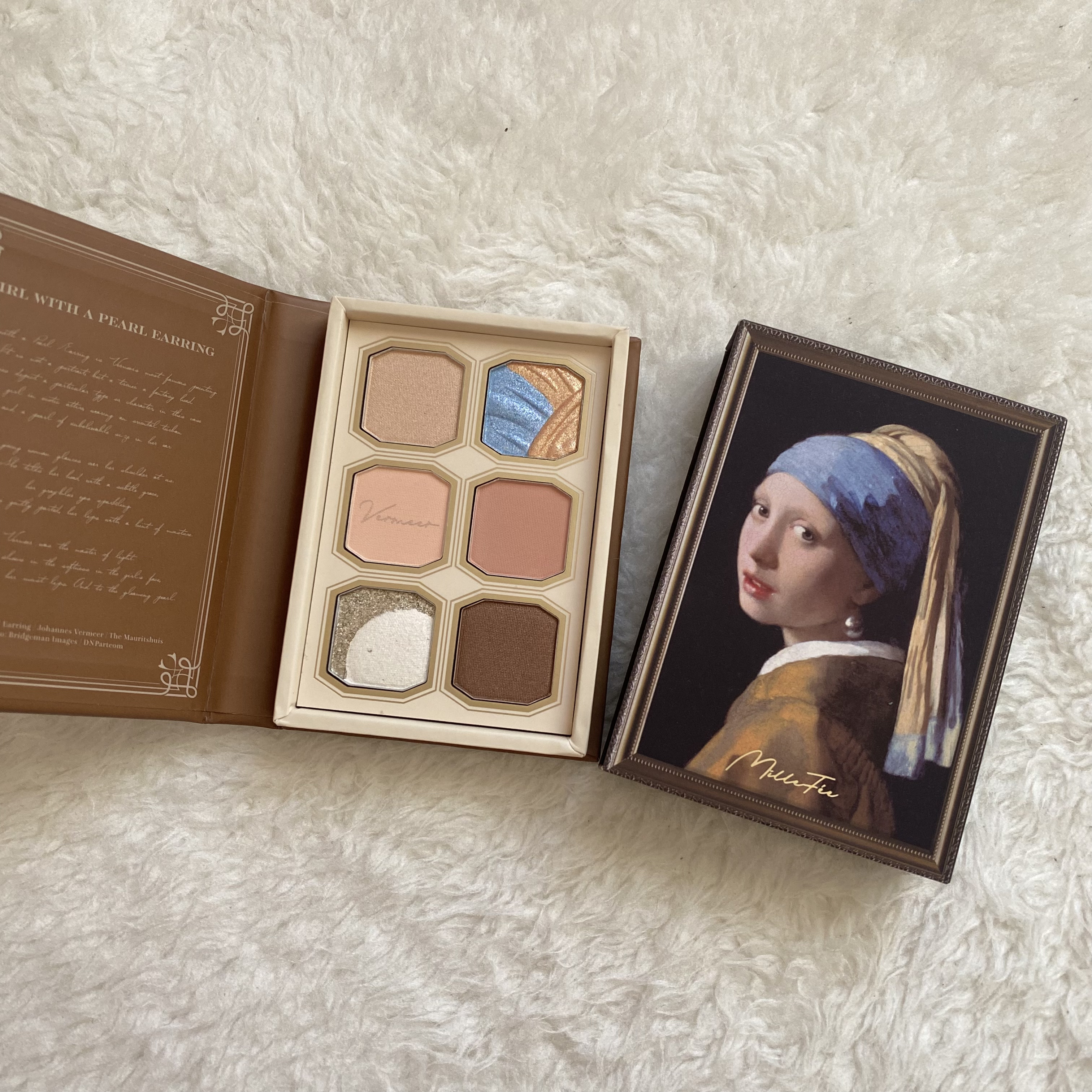 絵画アイシャドウパレット 13 真珠の耳飾りの少女/MilleFée/アイシャドウパレットを使ったクチコミ（3枚目）