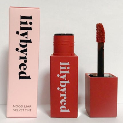 ムードライアー ベルベットティント 06 イノセントアップル(Innocent Apple)/lilybyred/リップティントを使ったクチコミ(2枚目)