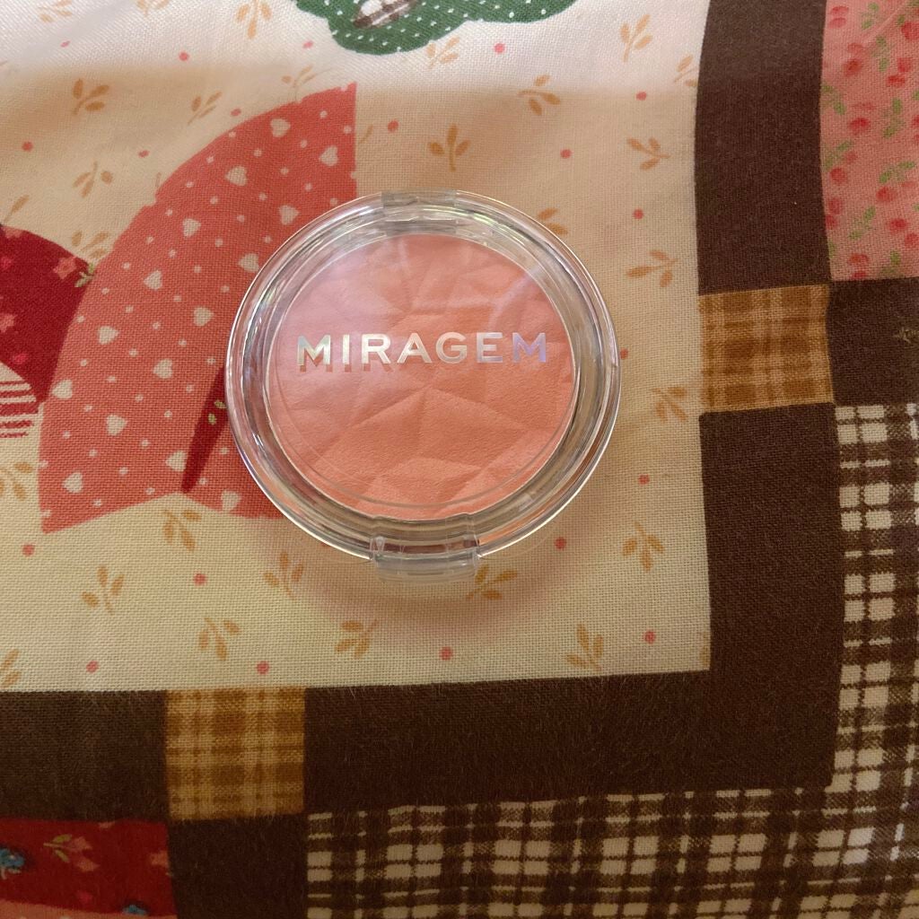 ヌーディージェムチーク/MIRAGEM/パウダーチークを使ったクチコミ(1枚目)