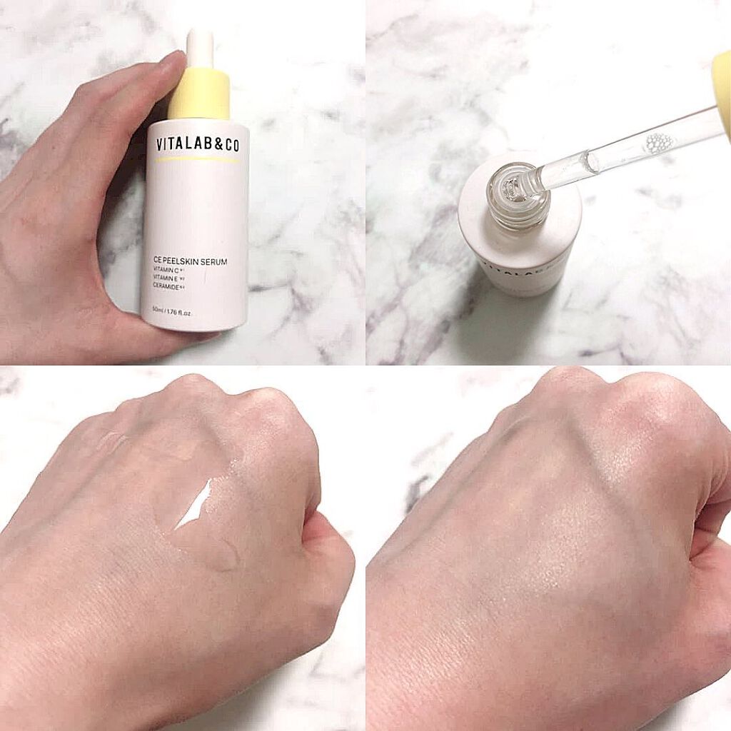 ビタラボ CEピールスキンセラム/VITALAB＆CO/美容液を使ったクチコミ（3枚目）