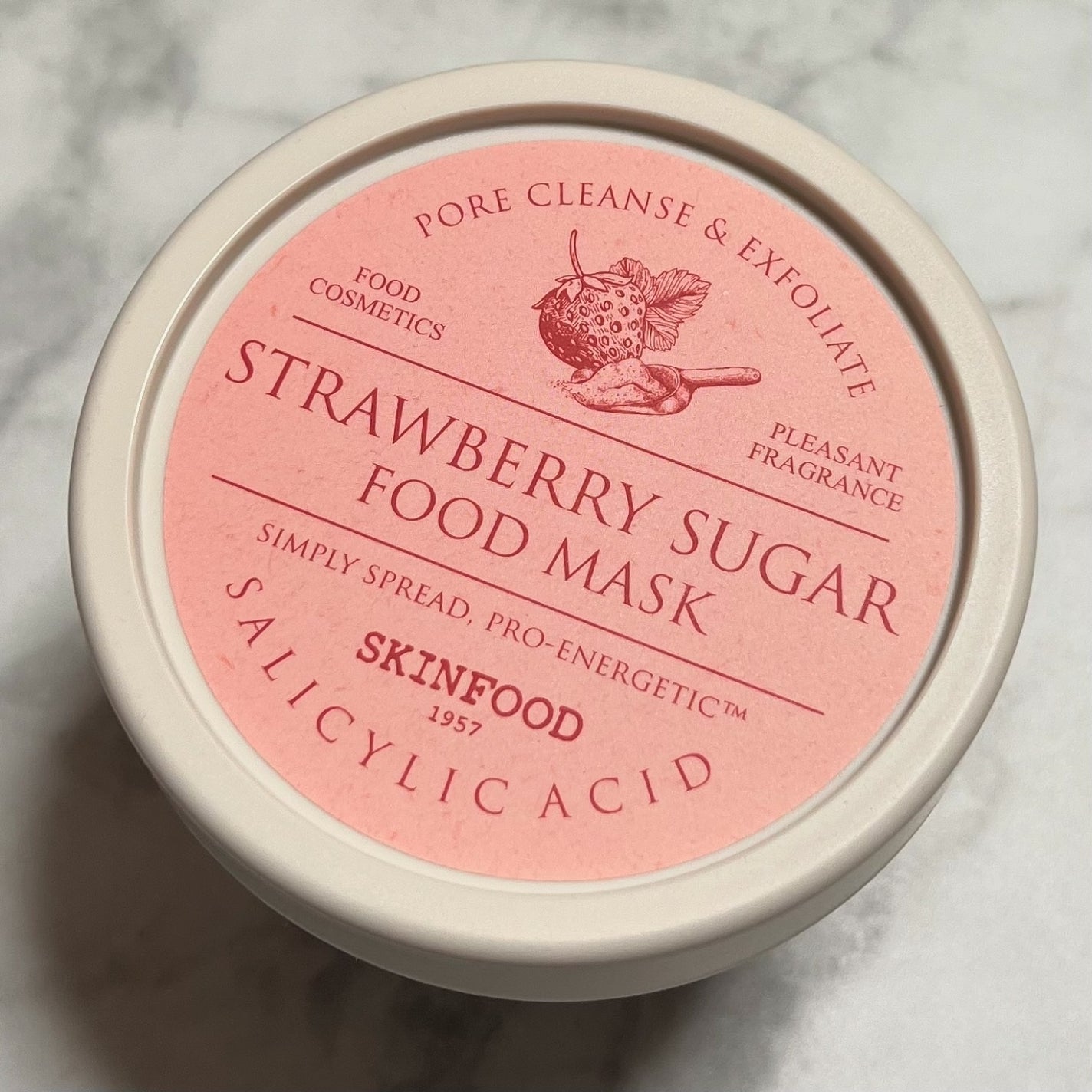 ストロベリーシュガー フードマスク/SKINFOOD/洗い流すパック・マスクを使ったクチコミ(5枚目)