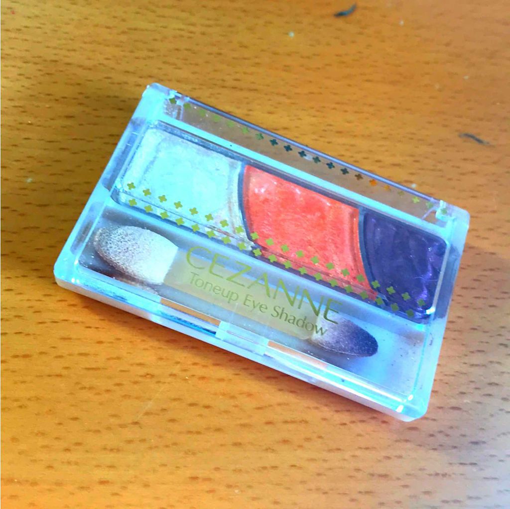 トーンアップアイシャドウ/CEZANNE/アイシャドウパレットを使ったクチコミ（1枚目）