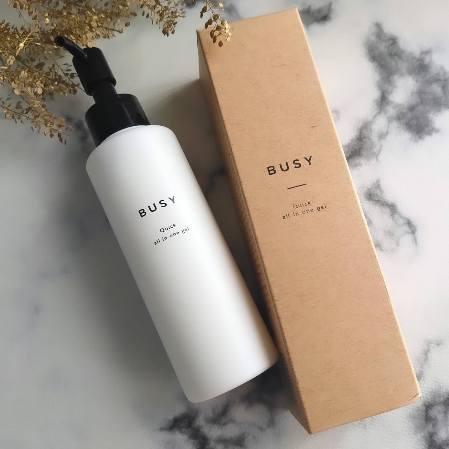 ビジー クイック オールインワンジェル/BUSY/オールインワン化粧品を使ったクチコミ（2枚目）