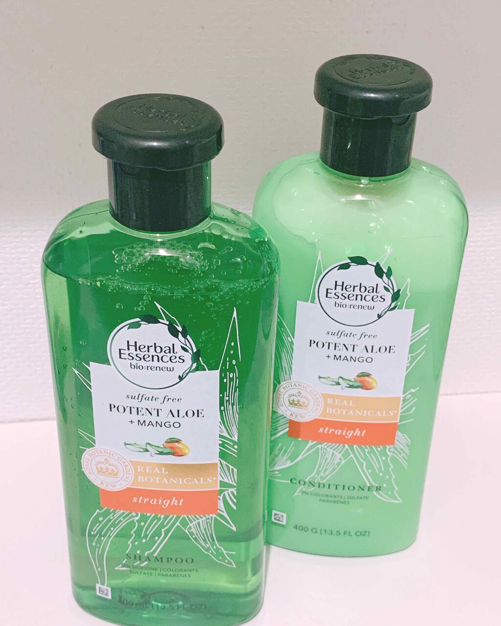 ビオリニュー アロエ&マンゴー シャンプー/コンディショナー/ハーバルエッセンス/市販シャンプーを使ったクチコミ(1枚目)