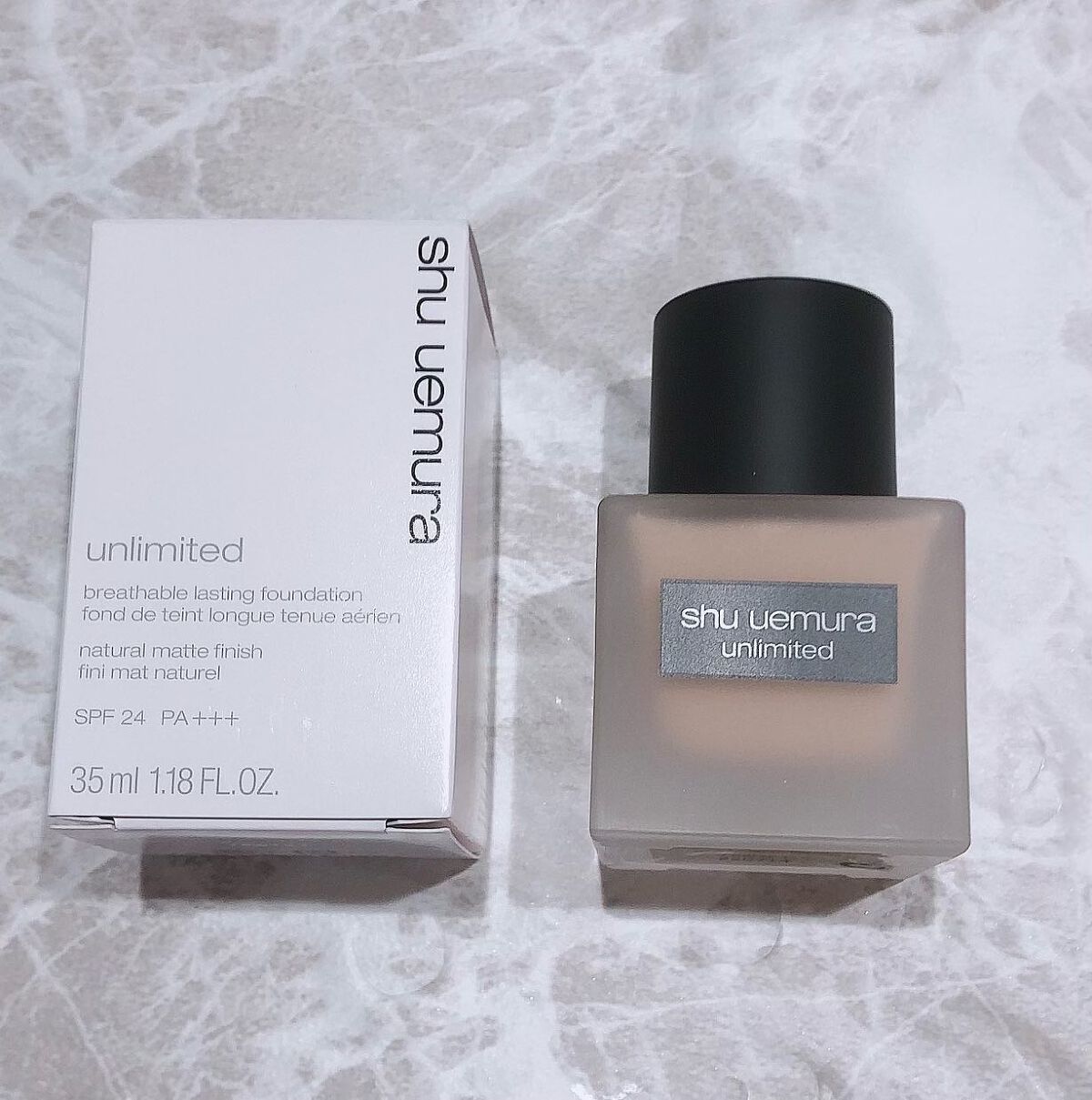 （旧）アンリミテッド ラスティング フルイド/shu uemura/リキッドファンデーションを使ったクチコミ（1枚目）