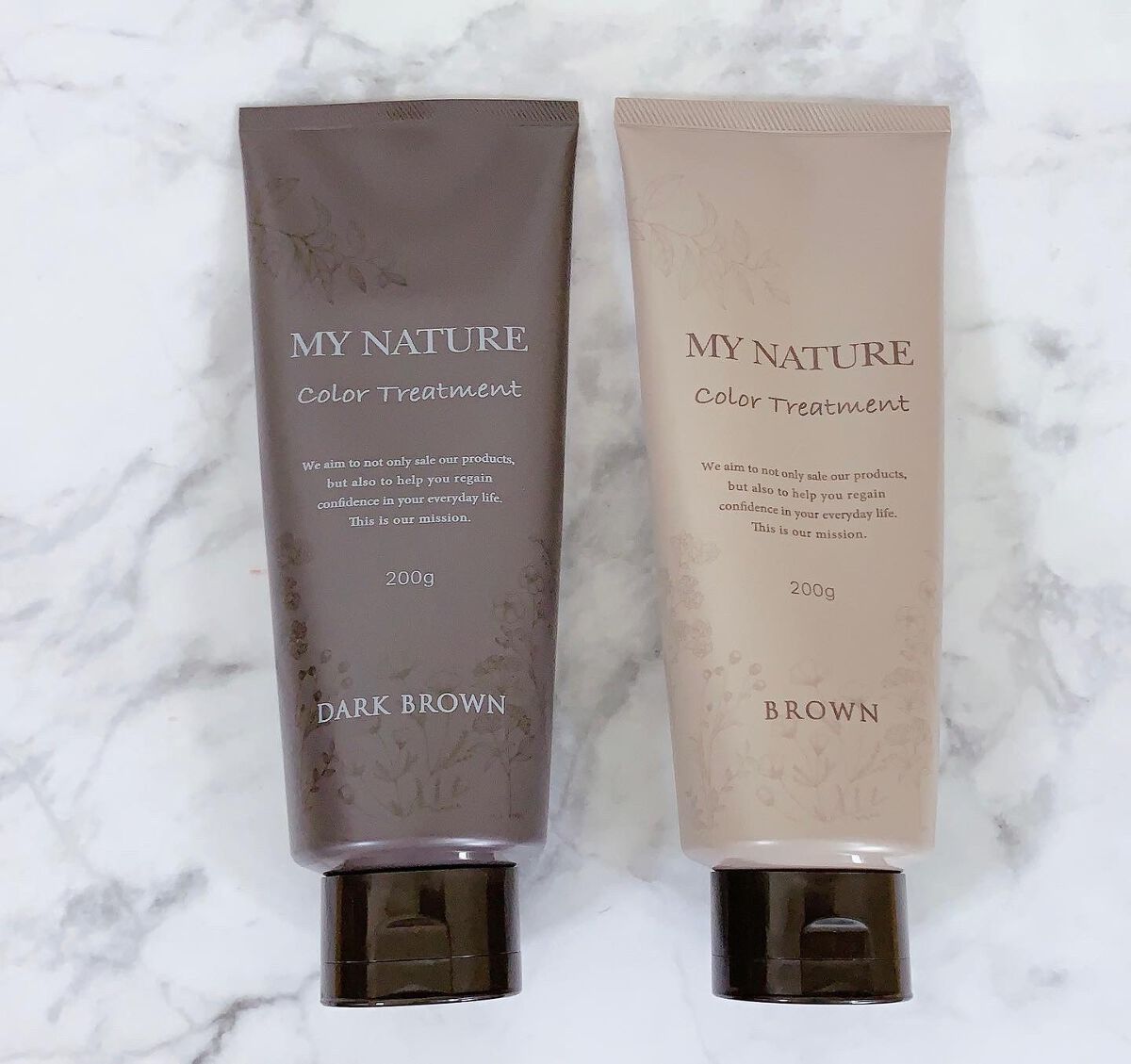 オールインワン カラートリートメント/マイナチュレ/ヘアカラーを使ったクチコミ（2枚目）